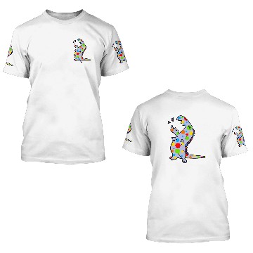 Discover Dinosaur Pet International Dot Day Polka Dot September 15 Dinosaur TRex Baseball Tees 3D T Shirts
