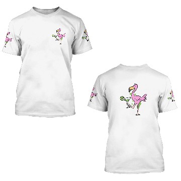 Discover Flamingo Pet Citrus Birdline Mixed Drink Cocktail Alcohol Bar Baseball Tees 3D T Shirts
