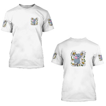 Discover Elephant Mammal Daisy Flower Butterfly 3D T Shirts