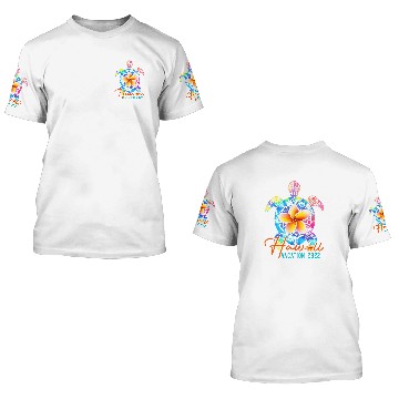 Discover Turtle Pet Hawaii Hawaiian Turtle Family Vaction Spring Break 3D T Shirts