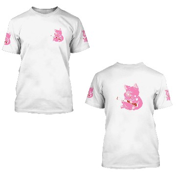 Discover Pig Pet Gangster Pig Cop Or Police Officer Baseball Tees 3D T Shirts