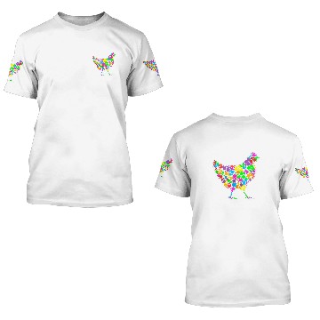 Discover Chicken Pet Polka Dot Pattern Dot Day International Zip 3D T Shirts