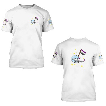 Discover Shark Pet Asexual Hammerhead Shark In Space Ace Pride 3D T Shirts