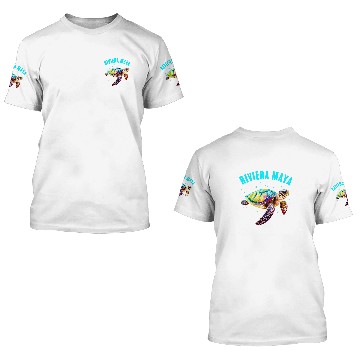 Discover Turtle Pet Riviera Maya Vacation Sea Turtle Matching Family Group 3D T Shirts