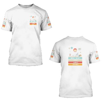 Discover Python Pet Computer Science Python Programmer Eat Code Sleep Coder Zip 3D T Shirts