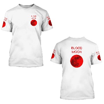 Discover Astronaut Job Blood Moon Red Eclipse Astronomical Space Event May 15 3D T Shirts