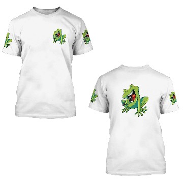 Discover Frog Pet Singing Frog Toad 3D T Shirts