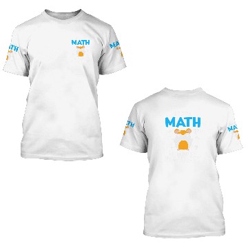Discover Hamster Pet I Love Math It Makes People Cry Funny Math Hamster 3D T Shirts