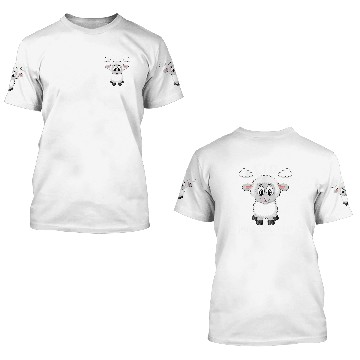 Discover Sheep Pet Cute Funny Eid Mubarak Eid al Fitr Ramadan Funny sheep 86 Zip 3D T Shirts