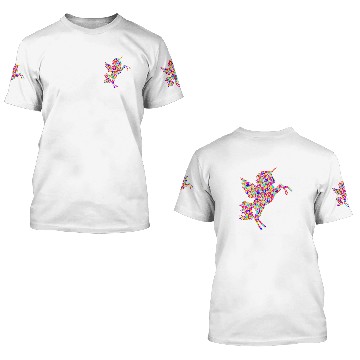 Discover Unicorn Pet International Dot Day Colorful Dotted 3D T Shirts