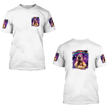 Discover Sloth Pet Space Cat Llama Sloth Riding Nachos Baseball Tees 3D T Shirts