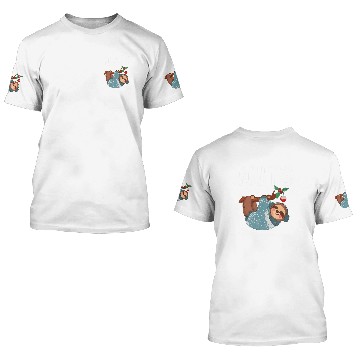 Discover Sloth Pet Gift Chest Nuts Matching Chestnuts Christmas Sloth Christmas 3D T Shirts
