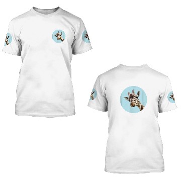 Discover Giraffe Pet Face Baseball Tees 3D T Shirts