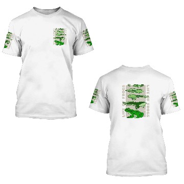 Discover Frog Pet Life of Frogs Evolution Frog Toad Tadpole Burbot Treefrog 3D T Shirts