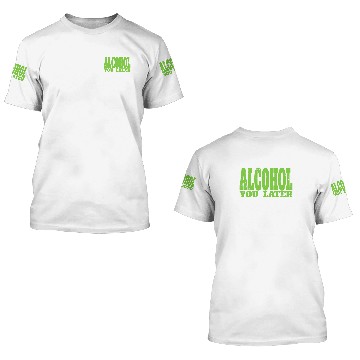 Discover Bartender Job Alcohol You Later for Bartender and Party Zip 3D T Shirts