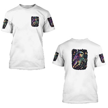 Discover Catstronaut Cosmic Space Cat Astronaut Cat Lovers Graphic Baseball Tees 3D T Shirts