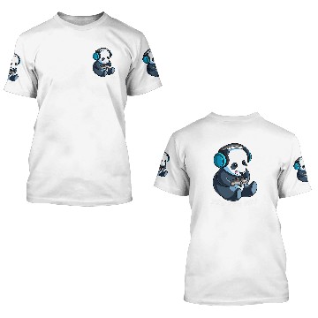 Discover Panda Pet Pew Gamer Panda Pew Pew Gaming Lover 8 Baseball Tees 3D T Shirts