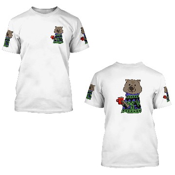 Discover Coffee Fun Smileteesanima Funny Wombat Drinking Coffee in Sweater Zip 3D T Shirts