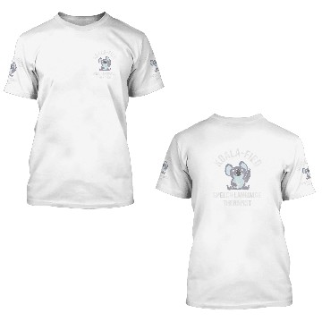 Discover Koala Pet Therapist Speech Pathology Speech Therapy 3D T Shirts