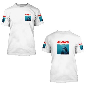 Discover Sloth Pet CLAWS Funny JAWS Parody Cute Sloth Attacking Like A Shark 3D T Shirts