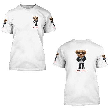 Discover Bear Pet Funny Teddy Bear Rocker Cartoon Comic Cute Stuffed Animal 3D T Shirts