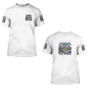 Discover Alien Encounter Police Coverup at Bayside Miami Florida Baseball Tees 3D T Shirts