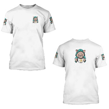 Discover Coffee Fun ok but first coffee cat Baseball Tees 3D T Shirts