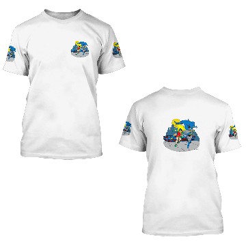 Discover Batman And Robin Midnight Gotham Retro vintages Comic Run 3D T Shirts