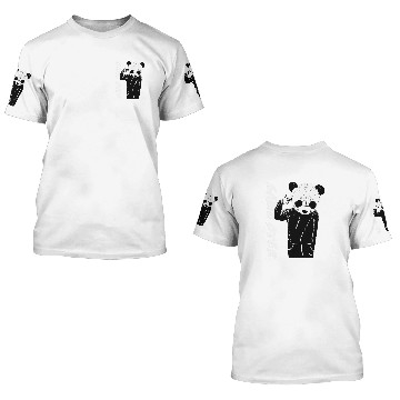 Discover Panda Pet Game Over Panda Costume Goth Gamer Dark Punk Baseball Tees 3D T Shirts