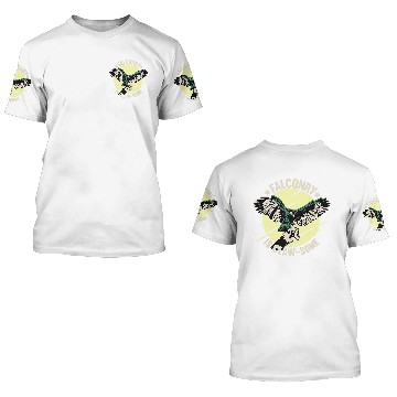 Discover FALCONRY Falcon Bird Hunting 3D T Shirts