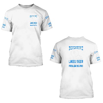 Discover Detective Multi Tasking Problem Solving Distressed Design 3D T Shirts