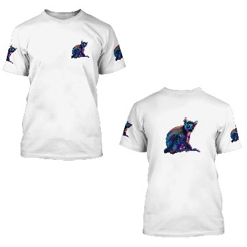 Discover Lemur Pet Madagascar Monkey Artwork Animal Print Drawing Lemur Zip 3D T Shirts