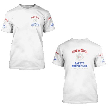 Discover Firefighter Job FIREWORKS SAFETY CONSULTANT America Firefighter Pyro Baseball Tees 3D T Shirts