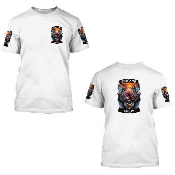 Discover Chicano Crew Motorcycle Biker Skull 3D T Shirts