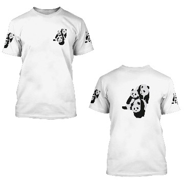 Discover Panda Pet stuffed animal costume three bears 3D T Shirts