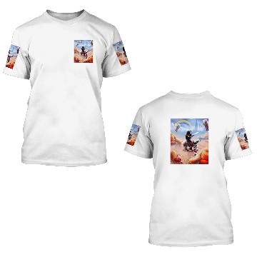 Discover Bear Pet Gorilla Riding Bear With Chicken Nuggets And Cola 3D T Shirts