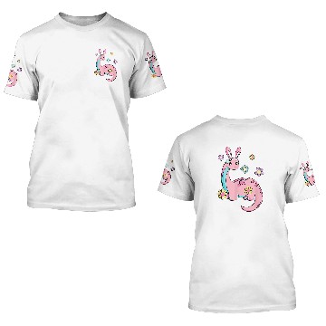 Discover brontosaurus bunny ears egg easter day dinosaur dino boys 3D T Shirts