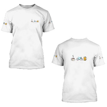 Discover Beer Fun Biking Coffee Go Cycling Beer Repeat Funny Biker Cyclists Baseball Tees 3D T Shirts