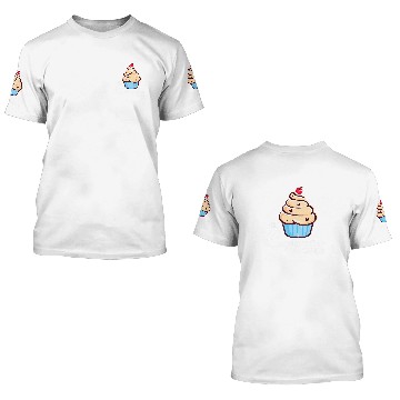 Discover sweet delicious muffins dessert baking The Cupcake Expert 3D T Shirts