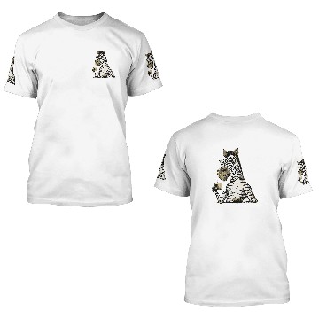 Discover Coffee Fun bored zebra drinking coffee 3D T Shirts