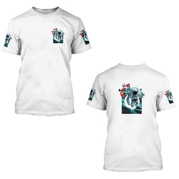 Discover NASA Astronaut Space Walk vintages Floral Collage Poster Baseball Tees 3D T Shirts