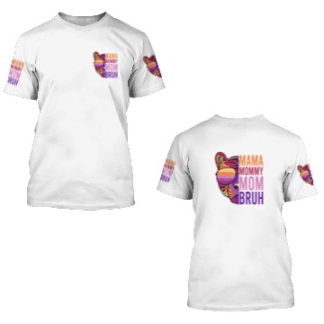 Discover Lion Pet Mama Mommy Mom Bruh Lion Baseball Tees 3D T Shirts