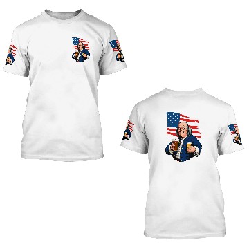 Discover Beer Fun Boozing Benjamin Franklin With Beer Mug Funny 3D T Shirts