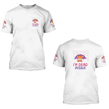Discover Depression Can Kill Deads Inside Tees depressed help yourself 3D T Shirts