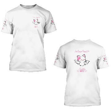 Discover Cute albino bat flying designed by Cuddly Bats comics 3D T Shirts