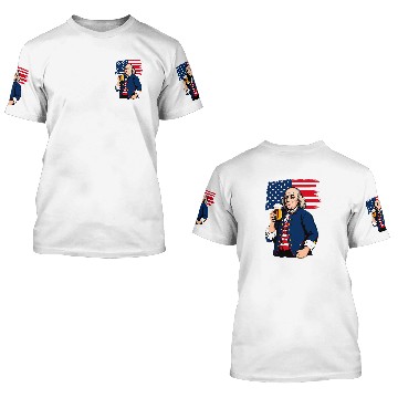 Discover Beer Fun Boozing Benjamin Franklin With Beer Mug 4th July Funny 3D T Shirts