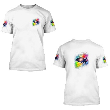 Discover Hermit Crab Galaxy Baseball Tees 3D T Shirts