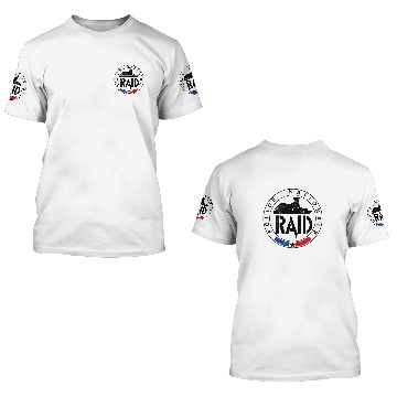 Discover French Special Forces Police Gendarmerie RAID 3D T Shirts