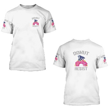 Discover Donut Resist Law Enforcement Cop Policeman Baseball Tees 3D T Shirts