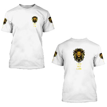 Discover Lion Pet and Lamb Christian Symbol Design 3D T Shirts